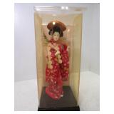 Vintage Japanese Geisha or Oyama Doll Plastic