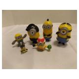 6 Despicable Me Minions Action Figurines