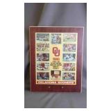Vintage 1986 Oklahoma Sooners Football Plaque