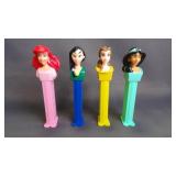 4 Vintage Assorted Disney Princess PEZ Dispensers