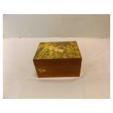 Wood Wind-Up Musical Jewelry Box