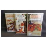 3 Vintage Beatrix Potter Peter Rabbit VHS Tapes