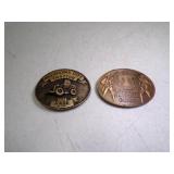 Oklahoma National Guard Belt Buckle & 1982 OKC