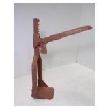 Vintage Manual Bottle Capper or Cork Press - Rust