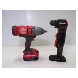 Craftsman Cordless Impact Wrench w/Battery Powers
