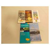 5 Collection Of Vintage State Road Maps & Travel