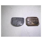 2 Vintage Raleigh Lights Belt Buckles