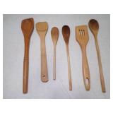 6 Wood Kitchen Utensils