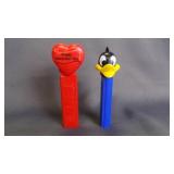 2 Vintage Assorted PEZ Candy Dispensers