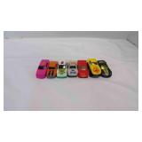 7 Vintage Die-Cast Toy Race Cars & Sports Cars
