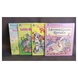 4 Vintage "Golden Books" Tell-a-Tell Collection