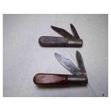 Vintage 2 Blade Barlow Folding Pocket Knife &