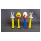 5 Vintage Assorted Character PEZ Candy Dispensers