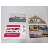 Antique Phillips University Post Card & Stickers