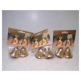 3 Packages Solid Brass Little Bells