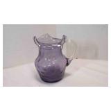 Vintage Mid-Century Modern Amethyst Blown Glass
