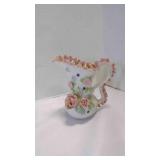 Vintage Japanese Porcelain Mini Pitcher Or Bud