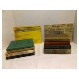 10 Vintage Fiction Educational & Legal Hardback