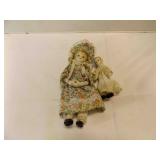 2 Vintage Miniature Porcelain Dolls