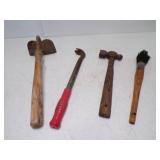 Vintage Ball Peen Hammer & Vintage Short Handle