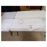 3 Vintage Embroidered Table Runners Doilies