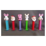 6 Vintage Assorted Character PEZ Candy Dispensers