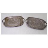 2 1972 Pewter Sexton "Give US This Day Our Daily
