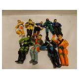 9 Vintage G.I. Joe A Real American Hero Action