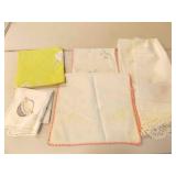 5 Vintage Handmade Linens & Dresser Scarves