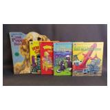 5 Vintage "Golden Books" Tell-a-Tell Collection