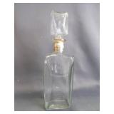 Vintage My Old Kentucky Home Embossed Decanter