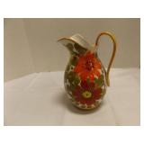 Vintage Hand Painted Ceramic Pitcher Made In