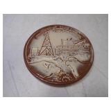 Frankoma Pottery Trivet Hot Plate "1894 Waukomis
