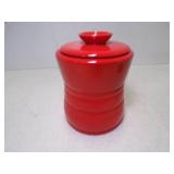 Vintage Frankoma Pottery Reddish Orange Coffee