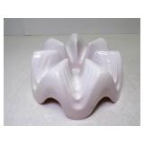 Vintage Frankoma Pottery Warmer Stand #WA1 White