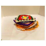 8 Vintage Handmade Crochet Potholders & Hot