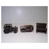 3 Die Cast Novelty Pencil Sharpeners - Piano