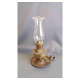 Vintage Miniature Swivel Copper Finger Oil Lamp