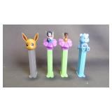 4 Vintage Assorted Character PEZ Candy Dispensers