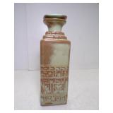 Vintage Frankoma Pottery #7JH Mayan Aztec Decanter