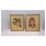 Mid-Century Vintage Religious Illustration Prints