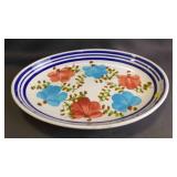 Vintage Italian Hand-Painted Ironstone Platter
