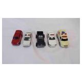 5 Vintage Die-Cast Toy Emergency Vehicles