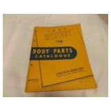 1951 Mercury Body Parts Catalogue - Lincoln-
