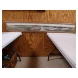 1918 Framed Yard Long Photo MOTC at Fort Riley, KS