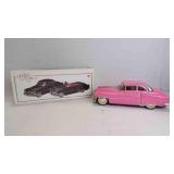 Vintage Luxe Car Pink 1950 Cadillac Sedan Toy Car