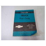 1971-1972 Chevrolet Truck Parts Catalog - Series