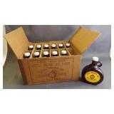 Vintage 12 EMPTY Bottles of Little Brown Jug Syrup
