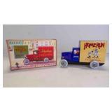 Vintage Toys & Gifts Delivery Truck Tin Push Toy