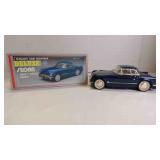 Vintage New Toy 1953 Blue Chevy Corvette Coupe Car